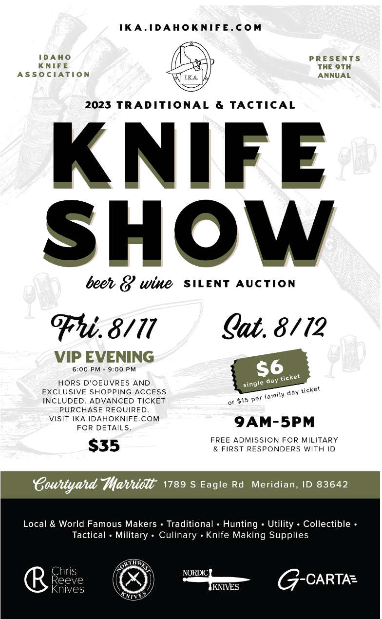 Idaho Knife Show Idaho Knife Association the home of the knife